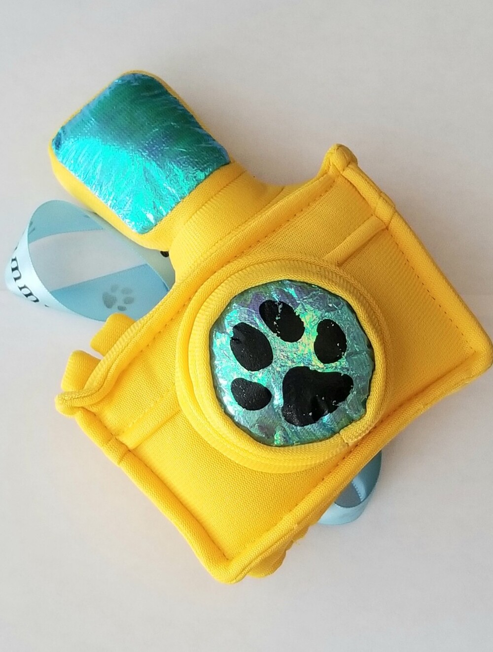 ❗Vintage Build-A-Bear Yellow Plush Dog Camera with Strap❗